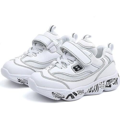 CNFSNJ 2020 Boys Girls Sports Shoes Fashion Air Mesh Breathable New Kids Running Shoes Soft Children Sports Sneakers 26-36