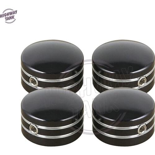4 Pcs Black Motorcycle Head Bolt Covers case for Harley Sportster XL883 XL1200 Twin Cam Big Twin 1340 Evo