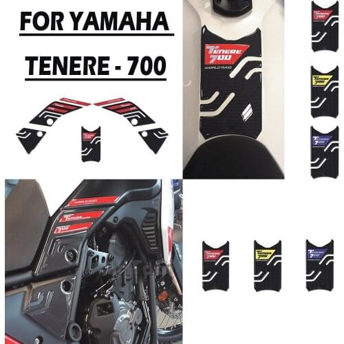 For Yamaha Car stickers TENERE 700 tank pad Tenere 700 Fuel Tank Pad Tenere700 T700 XTZ 690 T 700 TENERE700 stickers decals