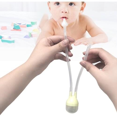 New Born Baby Safety Nose Cleaner Vacuum Suction Nasal Aspirator Nasal Snot Nose Cleaner Baby Care High Quality Infants children