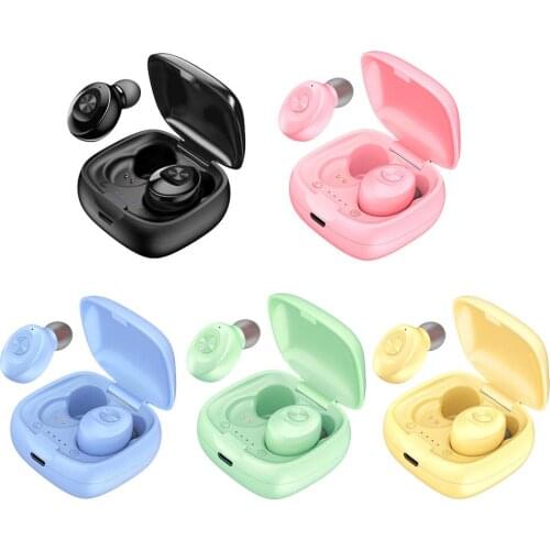 Bluetooth 5.0 Wireless Earbuds, TWS Wireless Earbud Headphones in-Ear Earphones with Charging Case