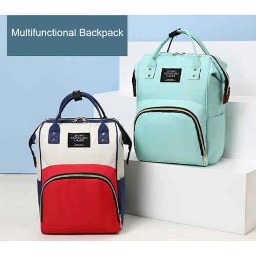 Large Capacity Mummy Diaper Bags Zipper Mother Travel Backpacks Maternity Handbags Pregnant Women Baby Nappy Nursing Diaper Bags