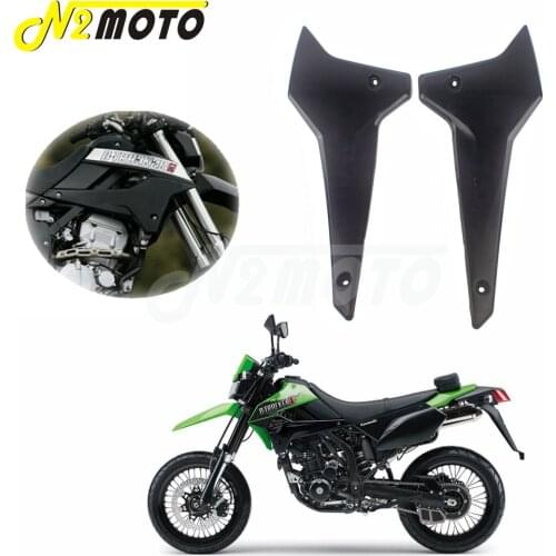 For Kawasaki KLX 250S /SF KLX250 2008-2019 Front Side Tank Cover Cowl Fairing Panel Black Plastic KLX250S KLX 250 SF Dirt Bike