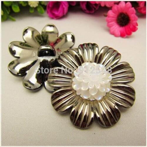 DT31 New Arrival, Hot 10pcs flower resin buttons handmade diy accessories, garment accessories, DIY accessories materials