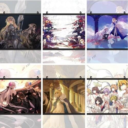 FGO Fate Grand Order Anime Retro Wall Art Canvas Print Abstract Poster Painting Decor Pictures Nordic Modern Living Room Decor