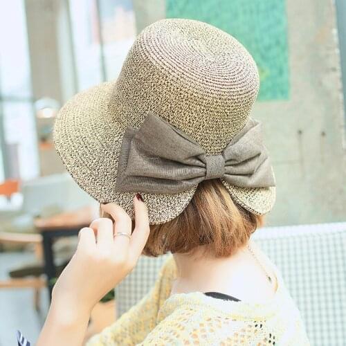 Summer Sun Hat 2019 New Korean Version of The Parent-child Sun Shade Straw Hats Lady Fisherman Outdoor Sunscreen Caps H110