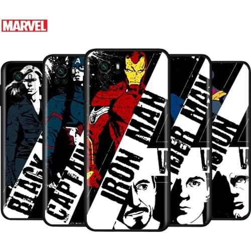 Avengers Marvel superhero For Xiaomi Redmi Note 10S 10 9 9S 9T 8T 8 7 6 5 Pro Max 5A 4X 4 5G Soft Silicone Phone Case