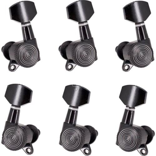A Set of 6 Pcs Locked String Tuners Tuning Pegs key Machine Heads For Acoustic Electric Guitar Accessories Parts
