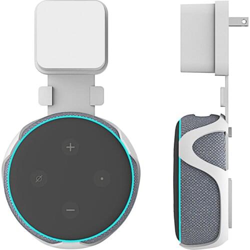 Outlet Wall Mount Holder Hanger Stand for Amazon Alexa Echo Point 3nd Generation Speaker Space Saving Stand Holder Accessories