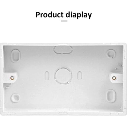 Wall Switch Socket Dark 146*86*32mm Standard Switch and Socket Switch Socket Base Switch Bottom Box Electrical Box Accessories