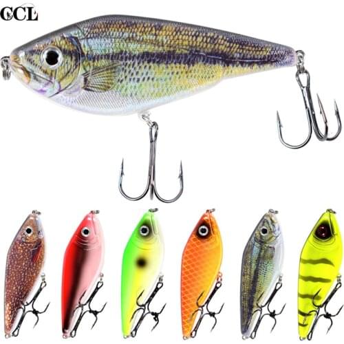 Fishing Lures Jerkbait Suspending Artificial Bait Hard Wobbler Minnow 9cm 26g 3D Eyes Pike Bass Musky Slowly Sinking in Lake