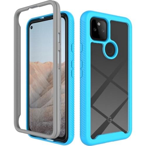 Heavy Duty Protection Acrylic Clear Luxury Case for Google Pixel 5A 4A 5G 3A 4XL 5XL Anti-yellow Phone Bag