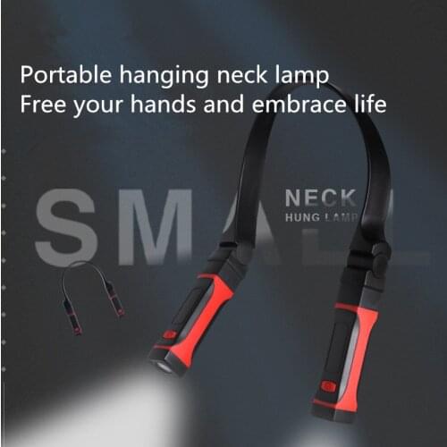 LED Portable Hanging Neck Light USB Charging Dimming Learning Night Light Outdoor Work Camping Night Running Portable Lighting