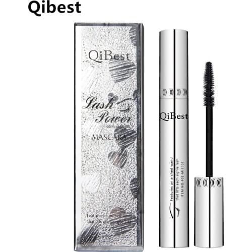 Mascara Brand Qibest Make up Eyelash Colossal Volume Express Black Indian Ink Collagen Cosmetic Curling Waterproof Fiber Lashes