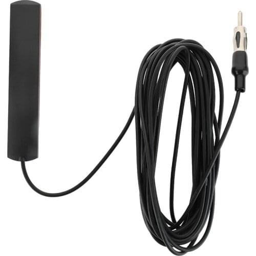 12V Universal Portable Mount Car FM Radio Amplifier Antenna Antenna Patch Aerial ANT-309 5M Cable Car Auto Aerial Antenna