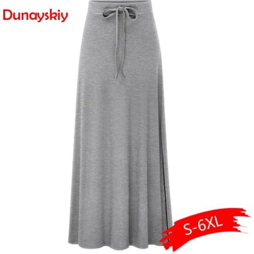 Plus Size Knitting Skirts 3Xl 4Xl 5Xl Spring Autumn Army Green Lace Up Elastic Waist Sexy Hip Slim Large Size Long Casual Skirts