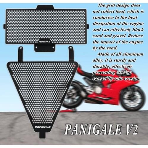Motorcycle Radiator Grille Cover Guard Stainless Steel Protection Protetor For DUCATI Panigale V2 2020