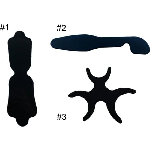 1Piece Dental Flexible Photo Contraster Silicone Black Background Board #1-#3