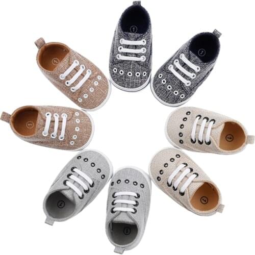 2021 Baby Baby Shoes Unisex Anti-Slip Footwear Walking Shoes with Air Holes for Summer Fall Black/Light Gray/Khaki/Apricot