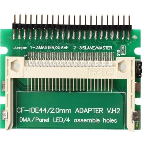 Pin-bare Laptop 44-Pin Male IDE To CF Card Adapter