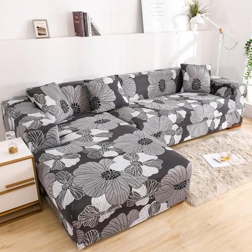 Sectional Stretch Sofa Cover for Living Room Couch Cover Anti-cat Scratch Pets Corner L Shape 3Seats Covers Slipcovers Washable