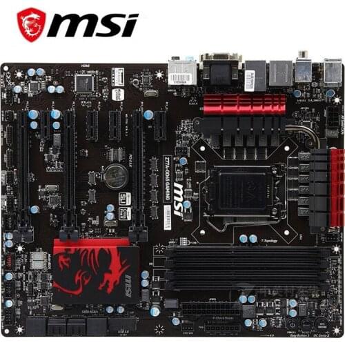 For MSI Z77A-GD65 GAMING Computer USB3.0 SATA III Motherboard LGA 1155 DDR3 For Intel Z77 Z77M Desktop Mainboard Used