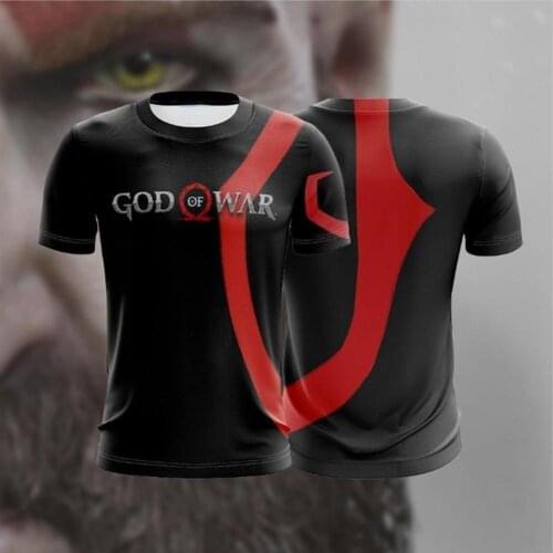 CLOOCL Men T-shirt Kratos God of War 3D Print Cosplay Short Sleeve Tee Shirts Women Fashion Harajuku Unisex Streetwear Tops