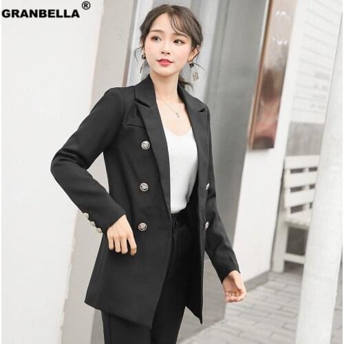 Женские модные брючные костюмы GRANBELLA China At AliExpress