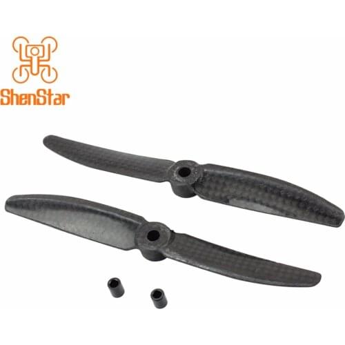 1 Pair 5*3 3K Carbon Fiber Paddle Mini 5030 CW / CCW Propeller Props for Quad Copter Multicopter DIY RC Racing Drone Accessories