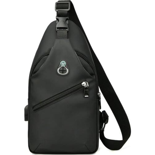 Mens New Material Waterproof Oxford Business Chest Bags Boys Solid Wearproof Outer Shoulder Bags Men Designer Famous Brand Bags