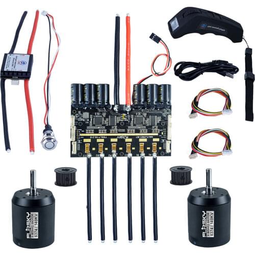 Group D10 Electric Skateboard Kit (Includes Dual FSESC6.6 Big Size and BLDC 6374 Motors)