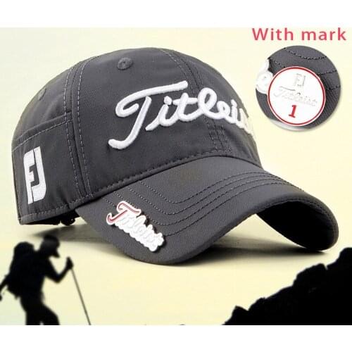 【New store 】 Letter Embroidery New Golf Hat with Mark Sunshade and Mens and Womens Universal Breathable Cap