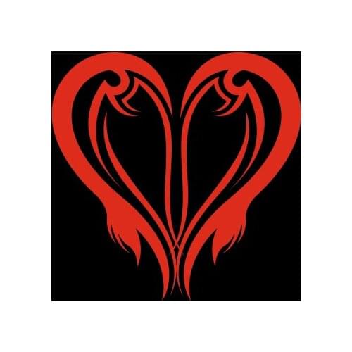 My heart personalized waterproof car stickers cover scratches car accessories decoration creative fun for all cars PVC