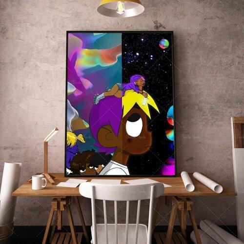 Canvas Painting Abstract Figure Painting Nordic Posters Lil Uzi Vert vs The World Poster Scandinavian Decor Bedroom Living Room