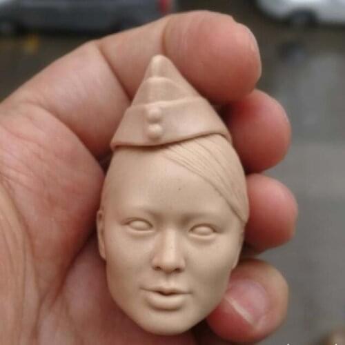 Blank Hot 1/6 Scale Sucker Punch Amber Jamie Chung Head Sculpt Unpainted Fit 12" Figure