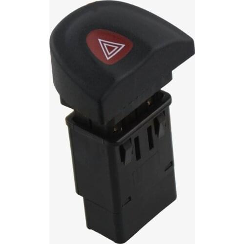 Emergency Hazard warning indicator light switch button 8 pins for renault megane I MK1 7700435867 Double flash lights autoparts