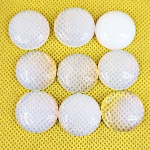 Wholesale20pcs/lot Fashion Hot Selling Good Quality Opal Stone Round Cabochon Beads 20mm for Jewelry Making Free Shipping