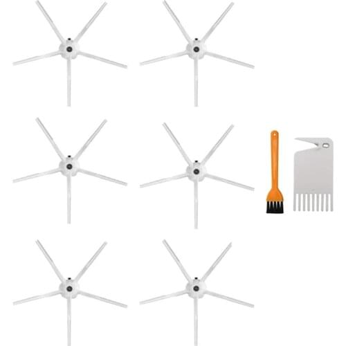 Spare Vaccum Parts Washable HEPA Filter and Brushe for Xiaomi Roborock S5 Max Sweeper Vacuum Cleaner Accessories(8 PCS)