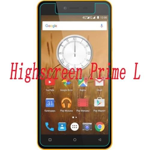 2PCS NEW Screen Protector phone For Highscreen Prime L 5" phone Tempered Glass SmartPhone Film Protective Screen Cover