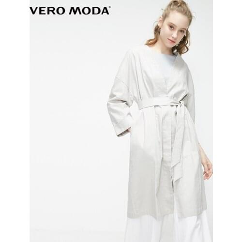 Vero Moda Womens Vintage Style Wrist Sleeves Trench Coat | 319108547