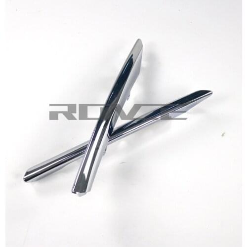 1 Pce ABS Chrome Front Bumper Fog Lamp Lighting Trim For 2010-2015 Jaguar XJ C2D7570 C2D3571 Car Products