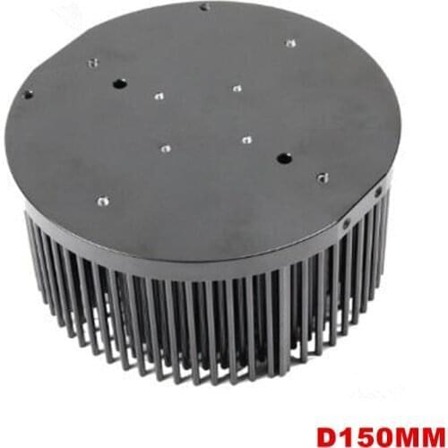 150mm aluminum Pre-drilled pin fin LED heat sink for COB CREE CXB3590 Bridgelux Vero29 gen7 Citizen clu048 1212 led grow lights