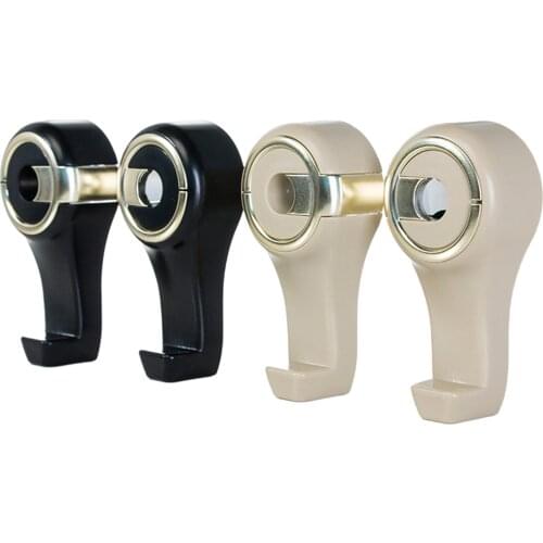 2 In 1 Car Headrest Hook Phone Car Holder Car Hanger Portable Seat Back Hanger Storage Hook Phone Holder Auto Fastener Clip