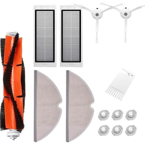 For Xiaomi Robot Roborock S50 S51 S55 S5 S6 Sweeper Accessories Side Brush Main Brush Wig Filter Cleaning