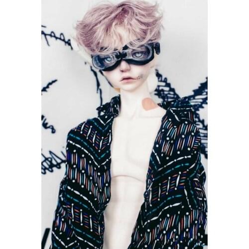 BJD doll glasses are suitable for SD13 SD17 70 Uncle Size casual everyday personal style black goggles antigoggle doll accessory