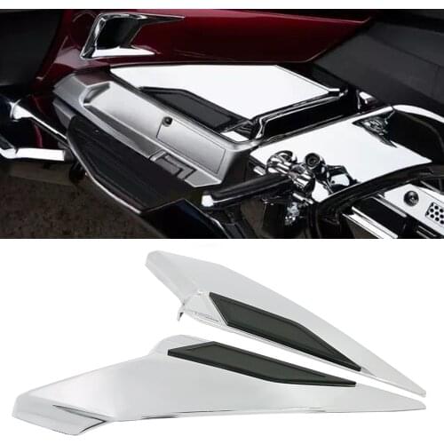 Motorcycle Side Fairing Covers Decorative Trims For Honda Goldwing 1800 GL1800 2018 2019 2020 Chrome Accessories