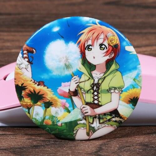 FFFPIN 5.8cm Big Brooch Lovelive Breastpin Japan Anime Love Live Badge Pin Coin Kousaka Honoka Ayase Eli Icon Cloth Backpack
