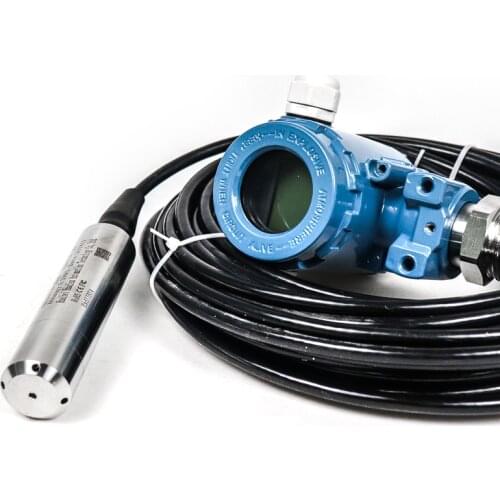 Liquid water level transmitter swimming pool water level sensor 20m water level sensor for well