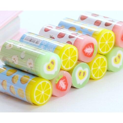 Creative Fruit Erasers Cartoon Cute Erasers Children Gift School Stationery And Office Supplies