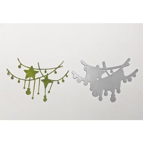 Metal Cutting Dies shining Star&small Bulb Hang-decoration cut die for DIY Scrapbooking Crafts new 2019 Embossing Die Cuts